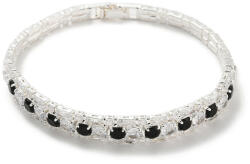  Ezüst Színű Cirkónia Strasszos Karkötő Karlánc