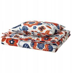 IKEA ágyneműhuzat garnitúra Kanonviska 150x200 (50x60 cm) színes virágmintás (KANONVISKA)