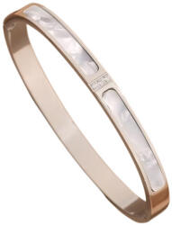  Ezüst Színű Nemesacél Cirkónia Strasszos Karkötő Karperec - gyongykavics - 4 500 Ft