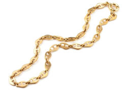  18K Aranyozott Nemesacél Charm Nyaklánc - gyongykavics - 4 800 Ft