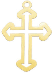  Arany Színű Nemesacél Kereszt Medál