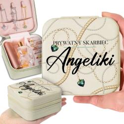  Ékszerdoboz Bézs Születésnapi Ajándék Privát Kincsesláda Névre Szóló (Organizer Na Biżuterię Dla Kobiety)