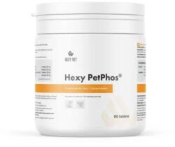  HEXY VET HEXY VET Hexy PetPhos comprimate de calciu, supliment sistem osos câini, comprimate HEXY VET Hexy PetPhos comprimate de calciu, XS-XL, supliment sistem osos câini, flacon, 60 comprimate