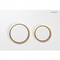 Geberit Wc Gomb Omega 20 Fehér-arany (115.085.KK.1)
