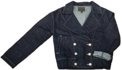 GUESS Деним яке в тъмен нюанс за момиче със златни копчета Guess