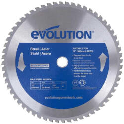 Evolution Disc pentru fierastrau circular, taiere otel Evolution M305TCT-60CS-0491, O305 x 25.4 mm, 60 dinti (EVOM305TCT-60CS-0491)