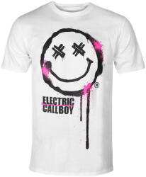 NNM tricou bărbați Electric Callboy - Spray Smile B2B - White - 51984700