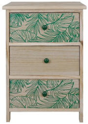AdTrend Comoda lemn natur verde 40 x 29 x 58 cm (120269) Comoda