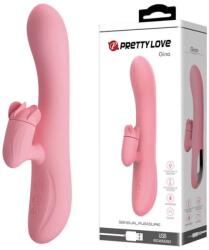  Вибратор с вълнуващ клитор стимулатор, 20, 5см. - Pretty Love Gina (DEBRA01125)