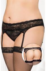  Сет, жартиерен колан и прашки - Garterbelt 3305 Black M/L (SLC0330517)