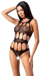  Боди с интимен отвор, секси разрези - BS083 Body Black S/M/L (D-227387)