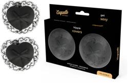  Пастиси за зърна с дантела, самозалепващи - Nipple Covers Black (D-226941)