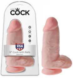  Пенис дилдо с внушителен диаметър, 24, 5см. - King Cock Chubby Flesh (PIPE553221)
