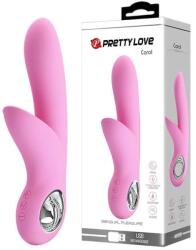  Вибратор със специален клитор стимулатор, 19см. - Pretty Love Carol 2 (DEBRA01118)