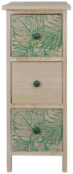 AdTrend Comoda lemn natur verde 26 x 32 x 62 cm (120266) Comoda