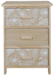AdTrend Comoda lemn natur alb 40 x 29 x 58 cm (120263) Comoda