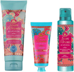 Tesori d'Oriente Pachet 3 produse Relaxare Ayurveda, Gel de dus, Deodorant, Crema de maini , Tesori d Oriente