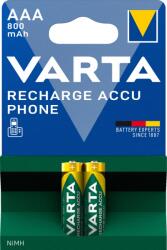 VARTA Akkumulátor Ni-mh 2x Aaa (R3) 550 mAh Szuper Tartós Varta Készlet (BAVA 56703 2PACK)