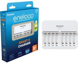 Panasonic Incarcator Eneloop pro Panasonic SMART 8 CHARGER 8x AA R6 sau 8x AAA R3 NiMH BQ-CC63E (BQ-CC63E) - habo Incarcator baterii