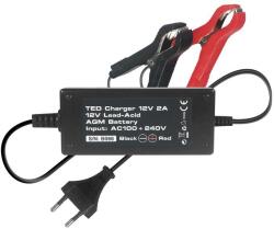 TED Incarcator cu debransare acumulatori plumb VRLA AGM 12V 2A TED (TEDcharger12V2A) - habo Incarcator baterii