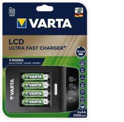 VARTA Incarcator Varta Ultra Fast Charger+ 57685 NiMH AAA AA + 4 acumulatori AA 2100mAh (57685-VARTA) - habo Incarcator baterii