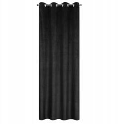 Eurofirany Kész Függöny Liliom 140X250 CM Fekete (384149)