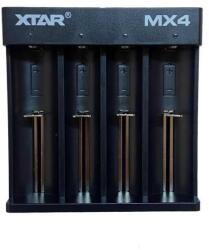 XTAR Incarcator acumulatori 1.5V 3.6V 3.7V Li-Ion /1.2V Ni-MH /3.2V LiFePO4 4x sloturi pentru incarcare MX4 KT XTAR (636) (MX4 KT) - habo Incarcator baterii