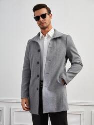 Shein ZC54103 Shein Szürke Klasszikus Férfi Kabát (52) S