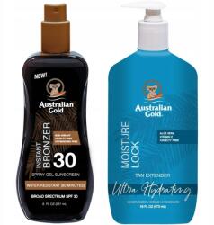Australian Gold Bronzosító spray gél SPF30 Moisture Lock 473ml
