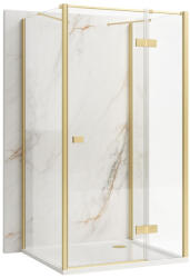 Rea Cabina de dus Rea Atlas cu deschidere pe dreapta 90x90 cm auriu periat (KPL-K4871)