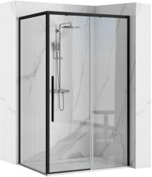 Rea Cabina de dus Solar Negru Mat 80x100cm, Rea (KPL-K6310)