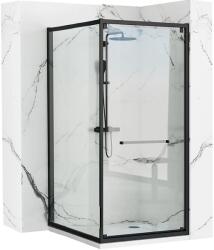 Rea Cabina de dus Rea Space In 80x100 cm negru mat (KPL-K8882)