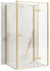 Rea Cabina de dus Rea Atlas 80x90 cu deschidere pe stanga auriu periat (KPL-K4872)