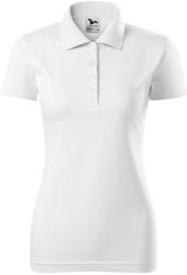 MALFINI Tricou polo femei Single J - Albă | XL (2230016)