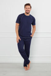 Italian Fashion Salomon férfi rövid ujjú pizsama, hosszú nadrág S Italian Fashion (AAF-MPZ-SALO-KDGN-03)