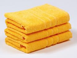 PROFOD Pamut frottír törölköző COMFORT 50x100cm - Sárga (P-1895)