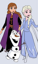 Carbotex Pamut frottír törölköző 30x50 cm - Ice Kingdom Friends forever (T-040220)