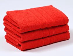 PROFOD Pamut frottír törölköző COMFORT 50x100cm - Piros (P-1901)