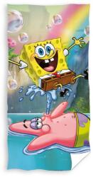 Carbotex Pamut frottír törölköző 70x140 cm - Spongya Bob Vízsugár (T-040701)