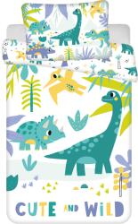 Jerry Fabrics Ágynemű 100x135 + 40x60 cm - Dino "Aranyos és vad (J-23BS327)