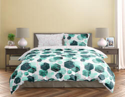 FARO Pamut szatén lepedők 140x200 + 70x90 cm - Milagro Verde 009 (F-22249)