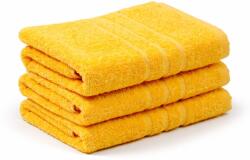 PROFOD Pamut frottír törölköző COMFORT 70x140 cm - Sárga (P-1908)