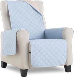 PovlečemeVás Kétoldalas fotelhuzat - világoskék, bézs (PV-000155)