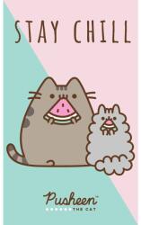 TipTrade Pamut frottír törölköző 30x50 cm - Pusheen Stay Chill cica (T-581678)