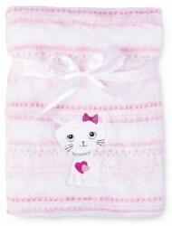 Babymatex RICCO takaró hímzéssel 75x100 cm - Pink Cat (MX-51521)