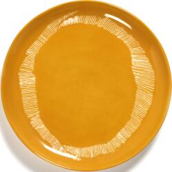 Serax Farfurii de mic dejun Feast, 22, 5 cm, galben-albe, 2 buc (B8921005D)