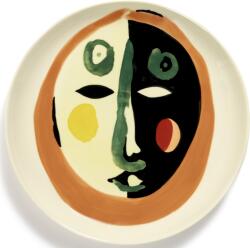 Serax Farfurii de mic dejun Feast Face 1, 22, 5 cm, 2 buc (B8921005P)