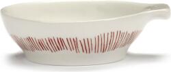 Serax Boluri pentru gustări Feast, 9 cm, alb-roșu, 4 buc (B8921011F) Castron