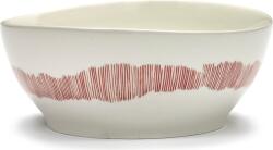 Serax Boluri Feast, 18 cm, alb-roșu, 4 buc (B8921010F) Castron