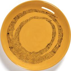 Serax Farfurii de desert Feast cu buline, diametru 16 cm, galbene, 4 buc (B8921003J)
